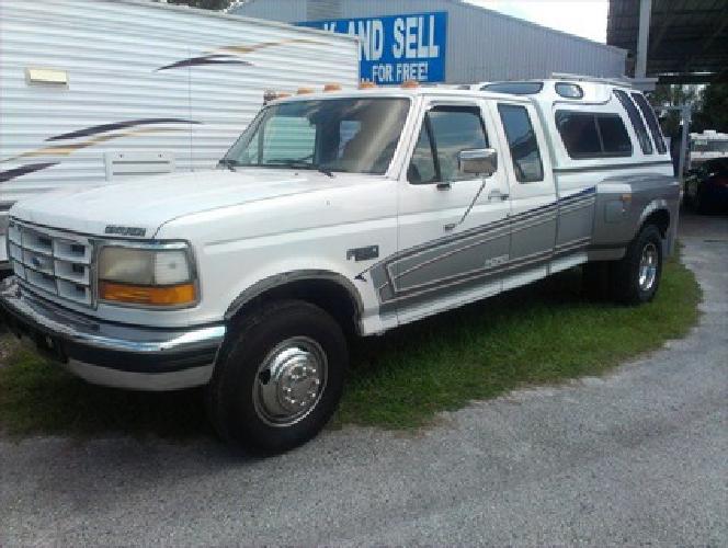 obo 1994 ford e-350 pacifica turbo diesel dually truck in land o lakes, fl