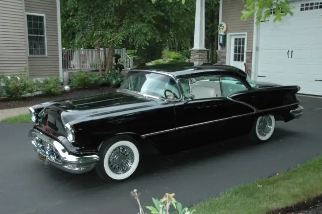 1956 oldsmobile â€œ88â€ holiday hardtop classic custom cruiser rare black plate