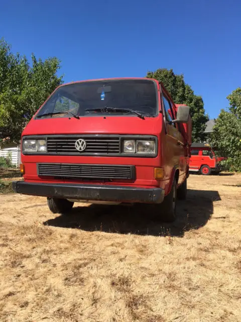 1990 vw doka 1.9l turbo diesel double/crew cab pickup truck transporter classic