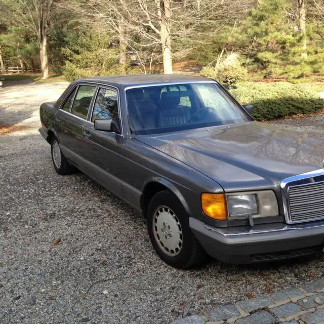 1986 mercedes benz 420 sel bronze s class loaded 1 owner obo