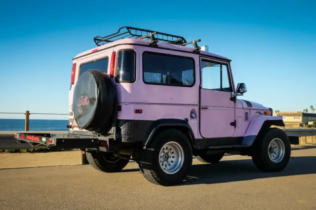 1971 toyota land cruiser fj40 fj 40 - pink - restoration candidate or a gift