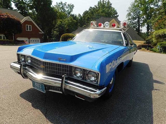 1973 chevrolet bel air nypd police car - replica of famed #4003 - 150+ images