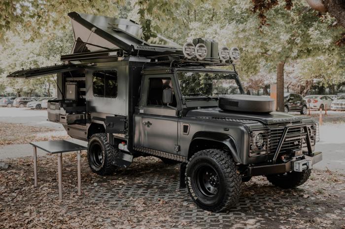 1994 land rover defender pickup camper for sale in new york, new york
