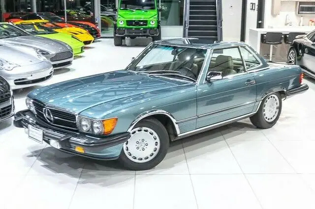 1989 mercedes-benz 560sl roadster **classic collector's car** 5.6l 8-cyl engine