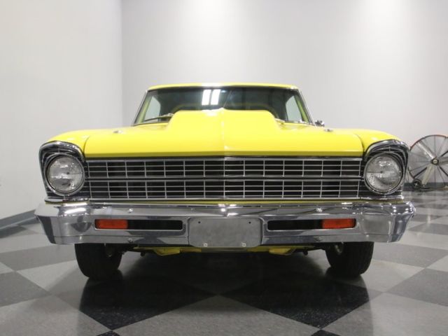 1967 chevrolet nova pro street 3258 miles yellow coupe 572 v8 4 speed automatic