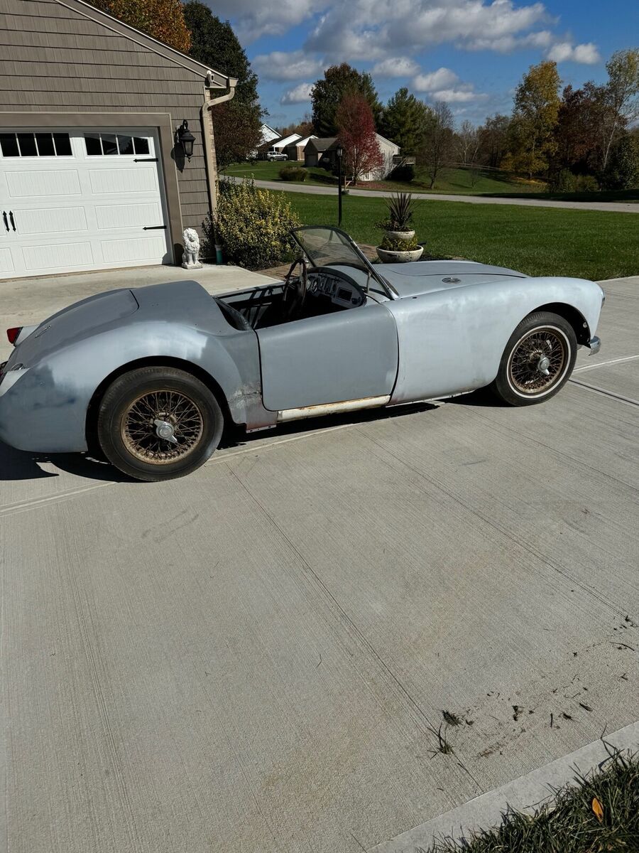 1958 mg mga convertible grey rwd manual