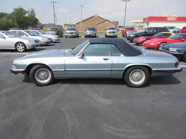 1992 jaguar xjs convertible 53375 miles silver v-12 automatic