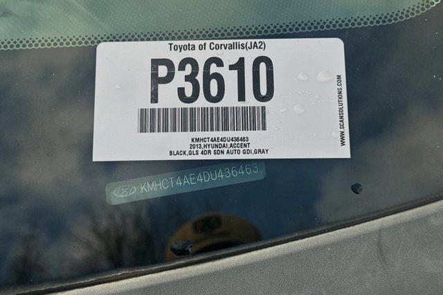 2013 hyundai accent gls