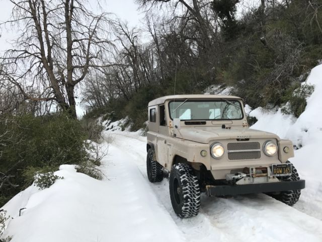 1968 nissan patrol kl60 hardtop 4.0l original california truck w/ black plates