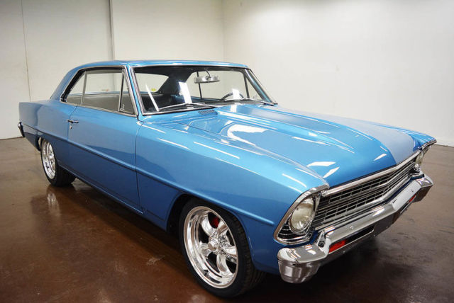 1967 chevrolet nova ii 2279 miles blue 350 turbo 350