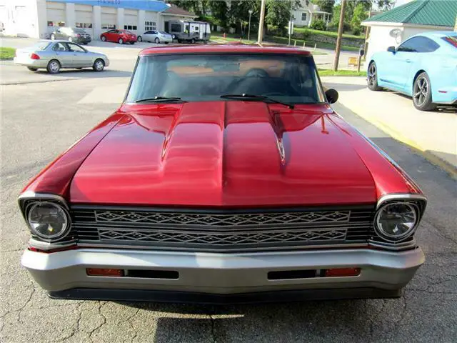 red rock metal chevrolet chevy nova restomod- only 1,272 miles-excellent cond