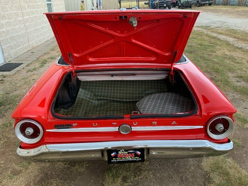 1963 ford falcon futura convertible 6 cyl 3 speed buckets and conso 42535 miles