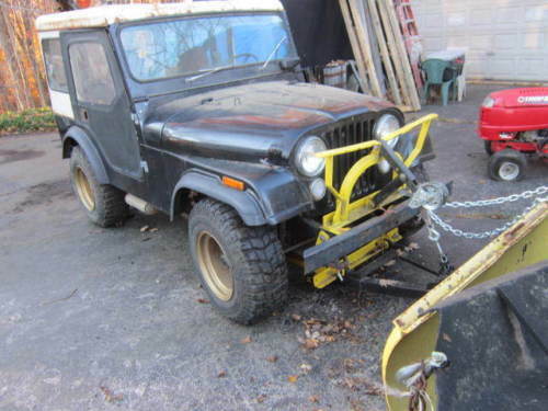 1971 jeep dauntless 6 v rare with plow
