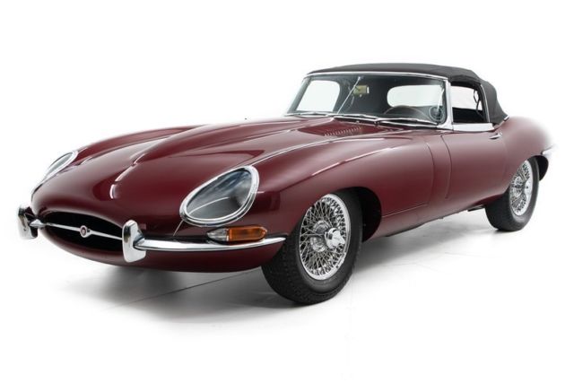 1966 jaguar xke, opalescent maroon with 3538 miles available now!