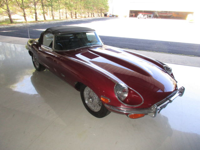 convertible, jaguar, car, classic, red, burgundy, 6 cyl, 4.2l, excellent