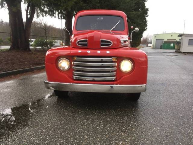1949 ford f-100 9416 miles red pickup truck v8 other flat head manual