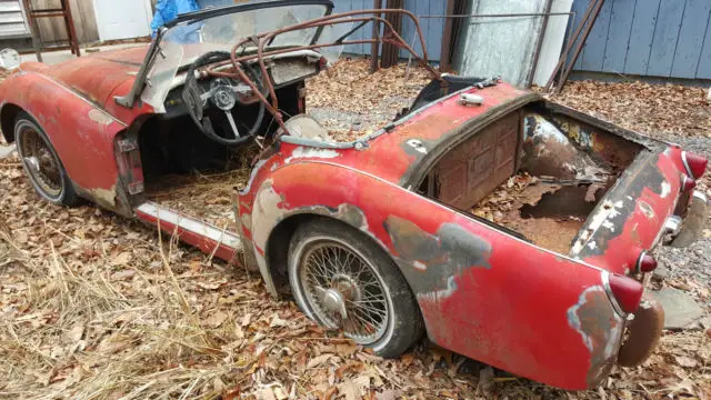 1959 triumph tr3 parts car 85% complete