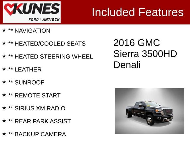 2016 gmc sierra 3500 denali