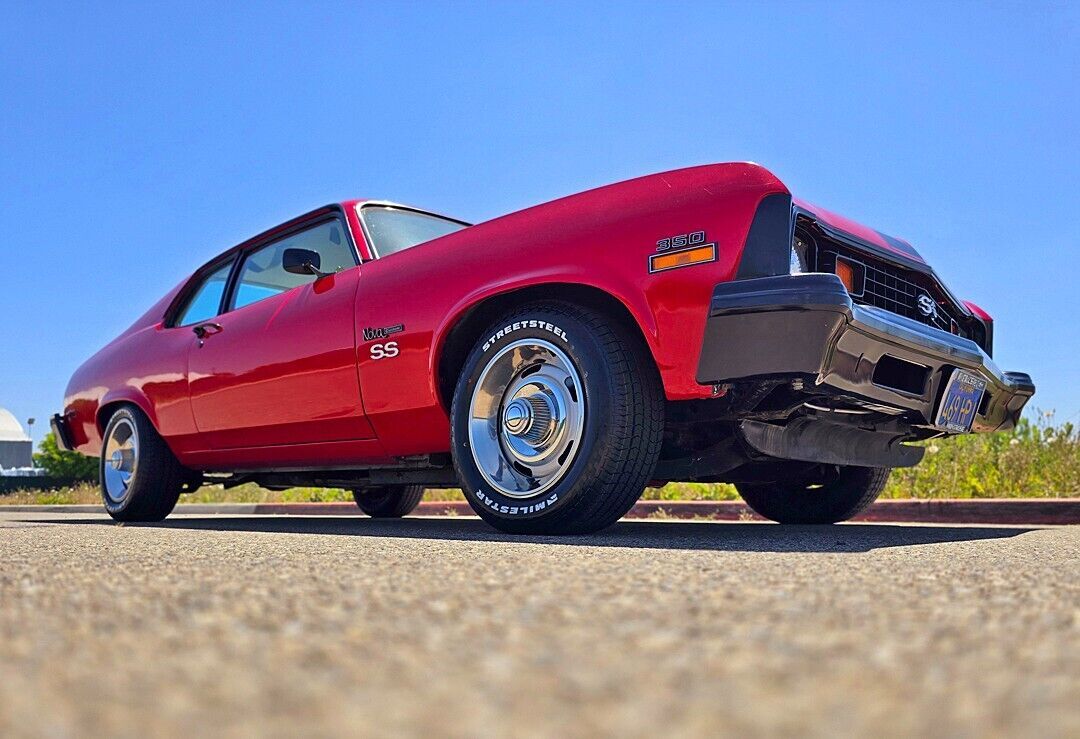1973 chevrolet nova custom ss restomod coupe 350 v8 automatic a/c disc brakes