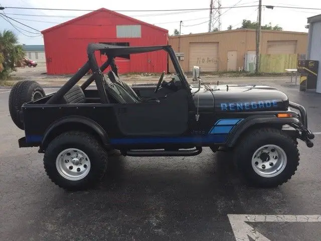 1984 jeep cj-7 renegade 1 miles black 2.5l l4 ohv manual
