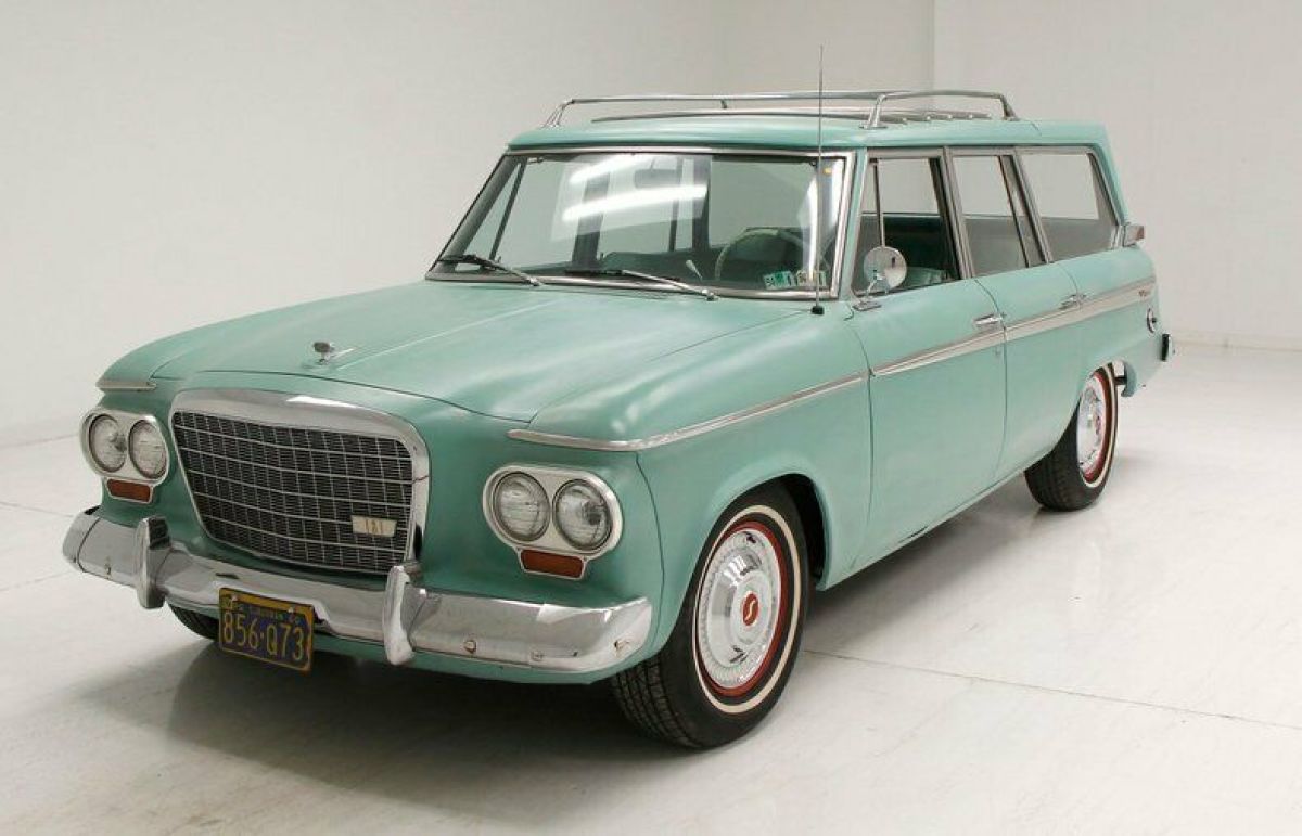 barn find/rare 1963 wagonaire/ohv v8 runs smoothly/chrome excellent