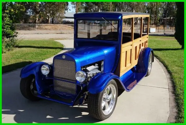 all steel restomod 1920 dodge woody 327/700r4 chevy tilt 4wpdb heidts california