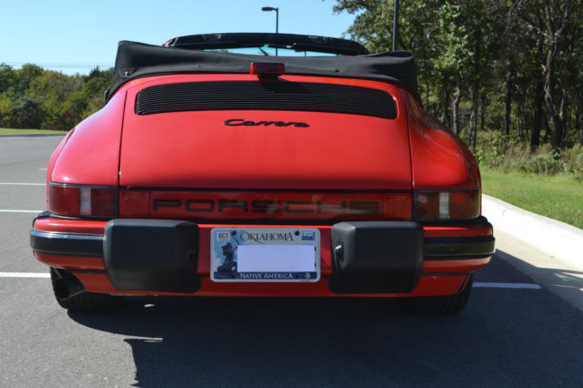 1986 porsche 911 cabriolet