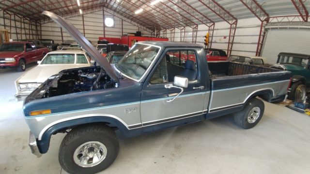 1986 ford f 150 xl 2 door 4x4 straight 6 cylinder 4.9 engine original paint