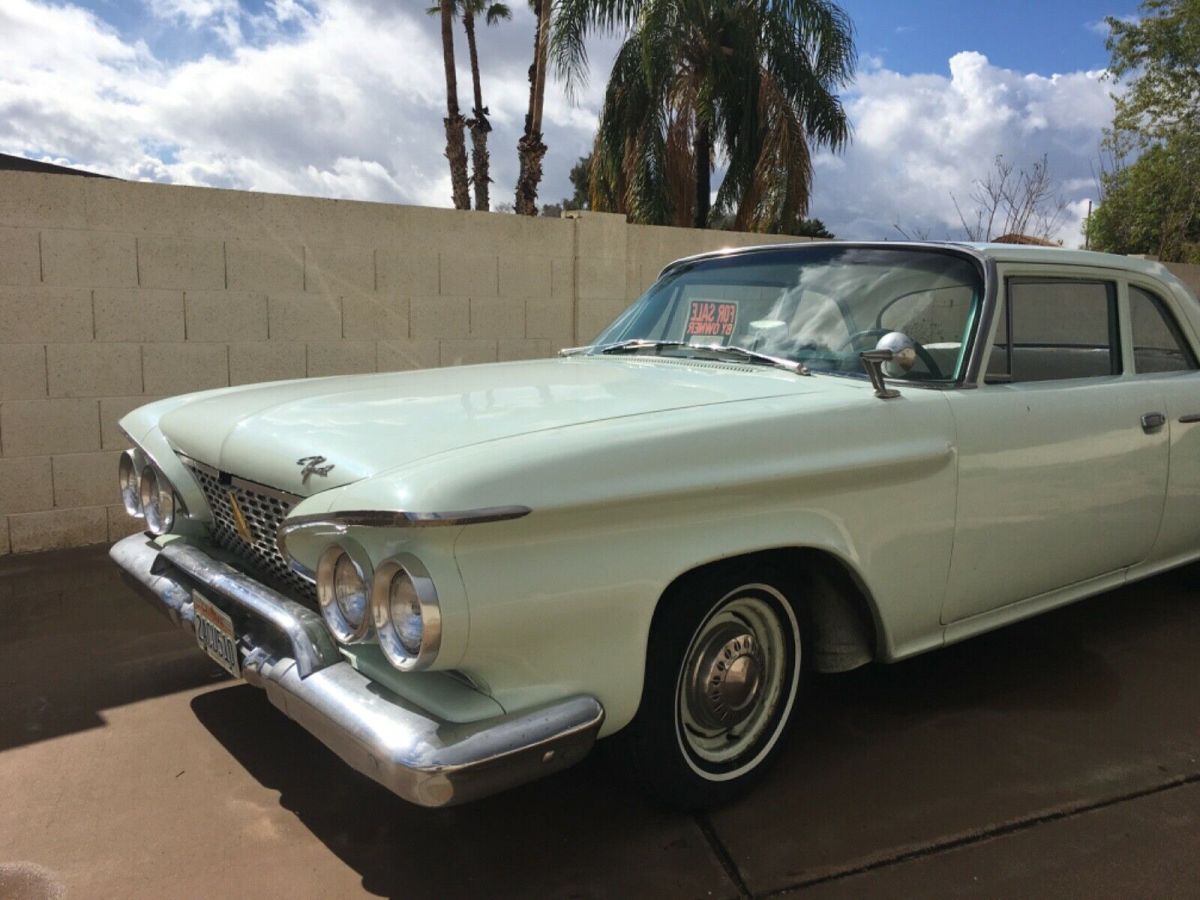 1961 plymouth belvedere seafoam green