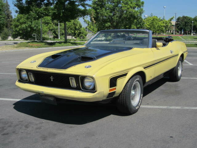 1973 mustang convertible "mach1"-q code 351 4v (cj) c6. ca original,many options