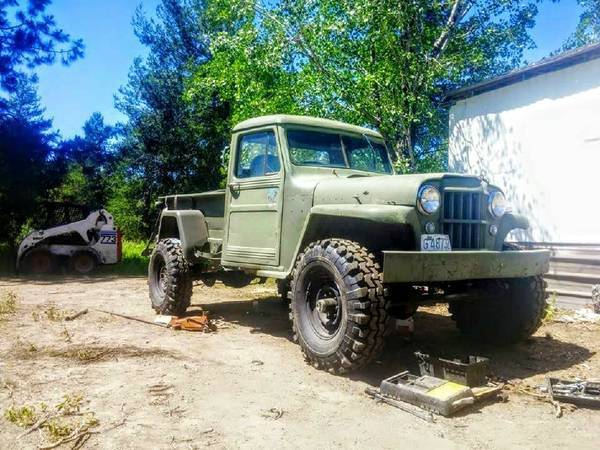 52 cj3 kaiser willys wastate pwrstrng 36",11"luk,4460lsd,x4disk,sm465205,chvy283
