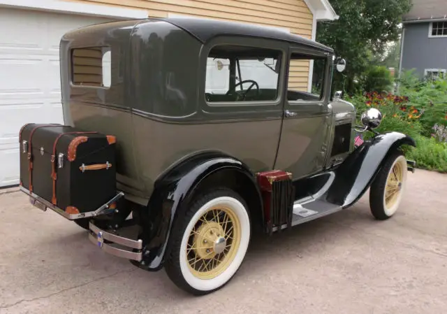 1930 ford model a two door sedan, very nice restoration