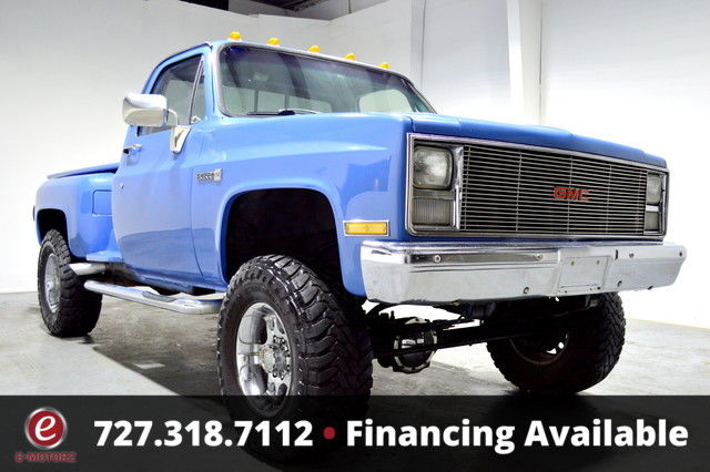 1986 gmc sierra 2500 4x4 manual transmission frame off resto 1.00 no reserve