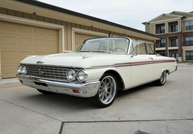 1962 ford galaxie sunliner 52,900 miles colonial white convertible 352 v8 ford o