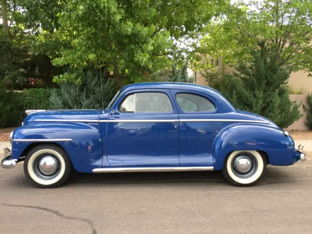1948 plymouth special deluxe coupe, split seat, 5 passenger'