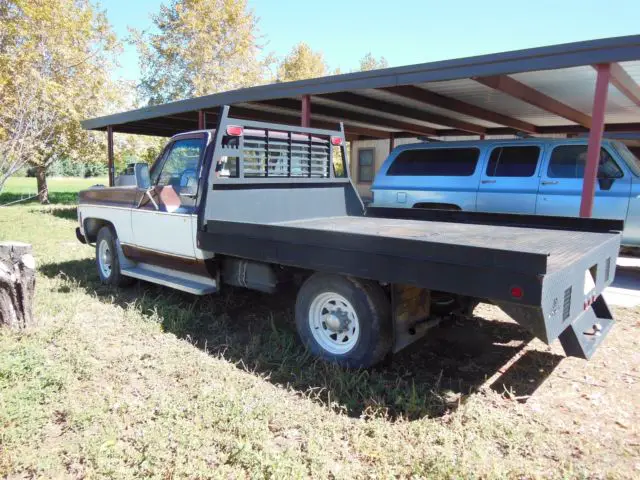 1977 chevrolet 3/4 ton cheyenne camper special with flatbed c20