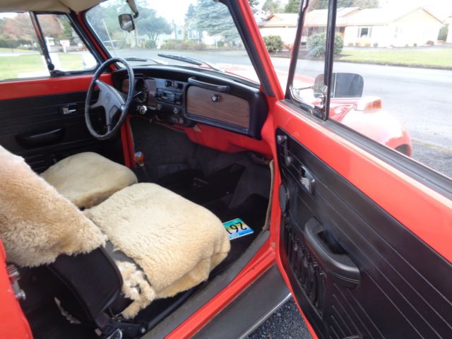 1972 vw beetle convertible-rare options-great condition!