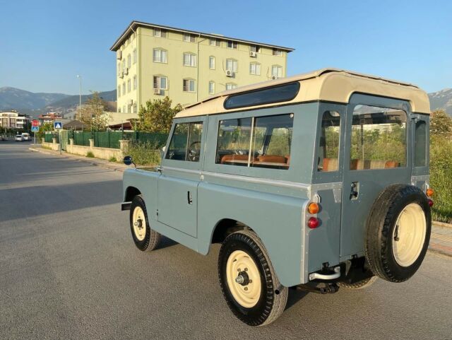 1964 land rover series ii blue