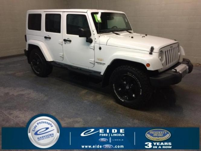 2014 jeep wrangler unlimited sahara 4x4 sahara 4dr suv for sale in bismarck, north dakota