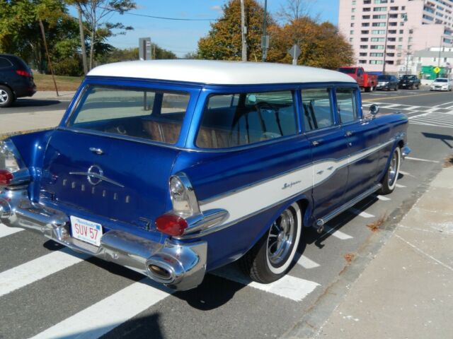 1957 pontiac 4dr safari wagon hot rod, rat rod, antique