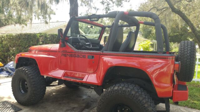 1993 jeep wrangler suv red 4wd manual renegade
