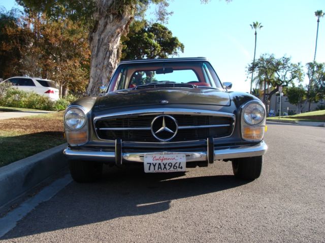 1969 mercedes benz 280 sl, matching numbers, restored. a/c