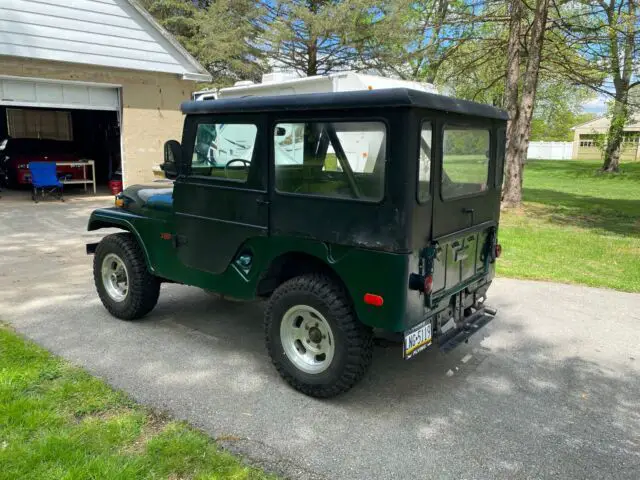 1970 jeep cj-5 suv green 4wd manual