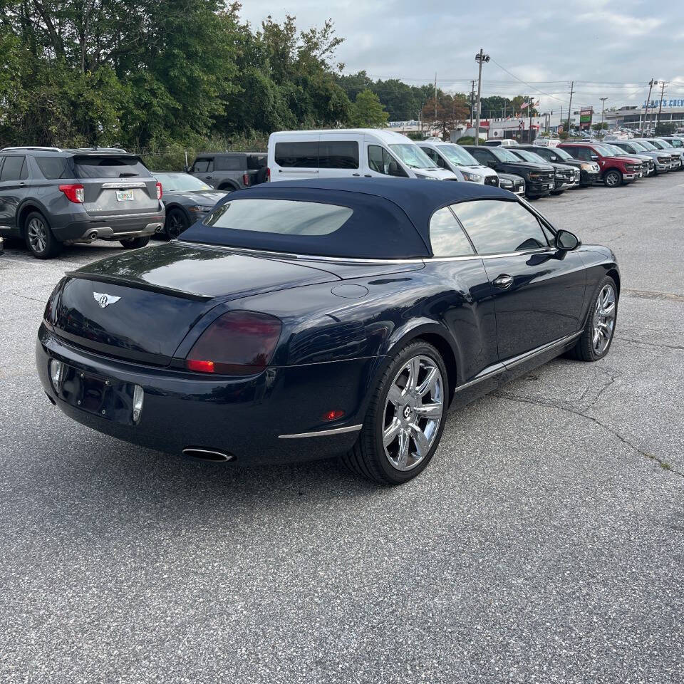 2007 bentley continental gt awd 2dr convertible