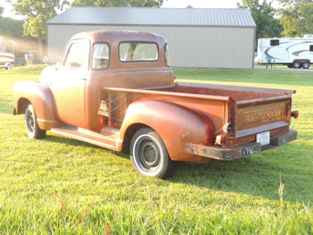 copper 1953 chevrolet 3100 5 window orig. driver or shop truck project 50 doors!