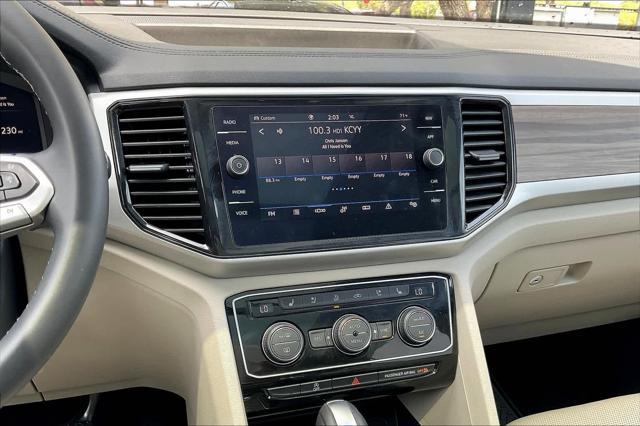 2021 volkswagen atlas 3.6l sel premium