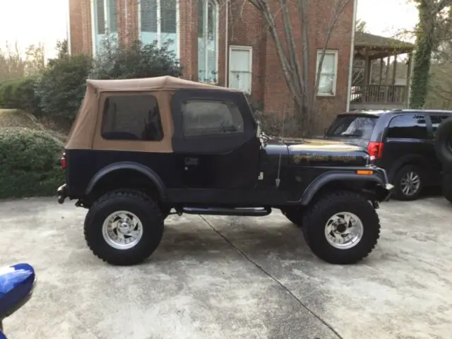 1977 jeep cj-7 golden eagle cj7 4x4 lifted southern cj quadratrac 205-276-1918