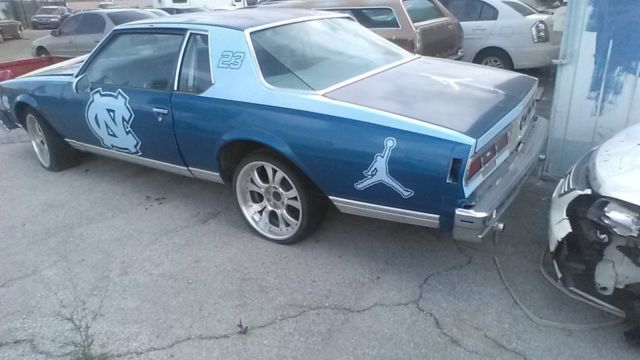 1979 chevy caprice classic - unc tar heels / michael jordan theme - 80k orig mi