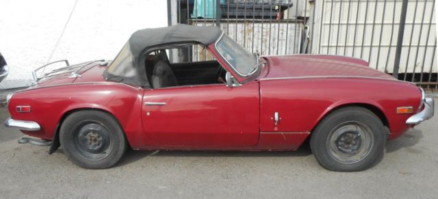 1970 triumph spitfire convertible - as-is - total restoration project