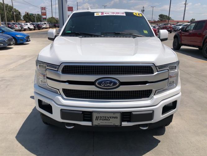used 2018 ford f150 supercrew platinum enid, ok 73703 for sale in enid, oklahoma